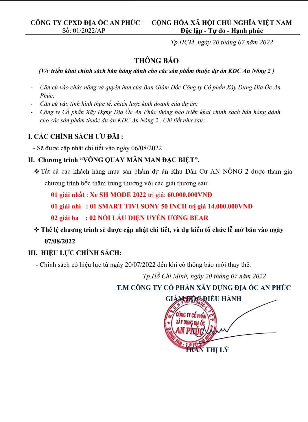 khu dân cư an nông land 2